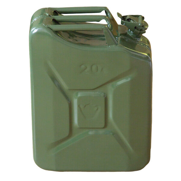 Канистра для бензина зеленая ИК-8 Поиск 20 л металл ИК8-Поиск 64161 1
