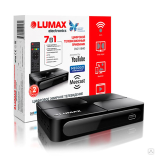Цифровая ТВ приставка LUMAX DV2118HD, DVB-T2, Wi-Fi Lumax 64210 #1
