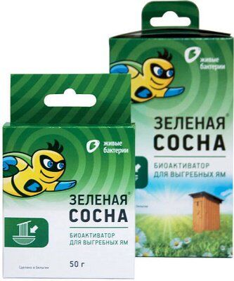 Биоактиватор для выгребных ям Зеленая сосна 300 г Россия 67039