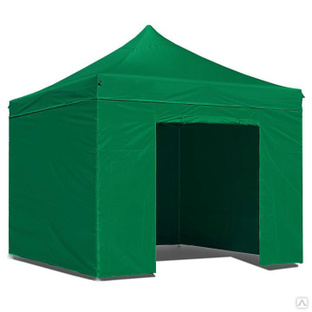 Шатер-гармошка быстросборный, тент палатка Helex 4220 зеленый 4 кв./м 67076 #1
