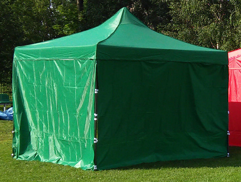 Шатер-гармошка быстросборный, тент палатка Helex 4220 зеленый 4 кв./м 67076 #4