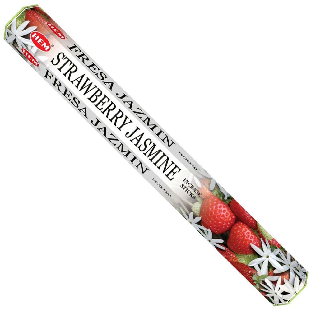 Благовония HEM Клубника Жасмин (Strawberry Jasmine), аромапалочки 20 шт. 78686