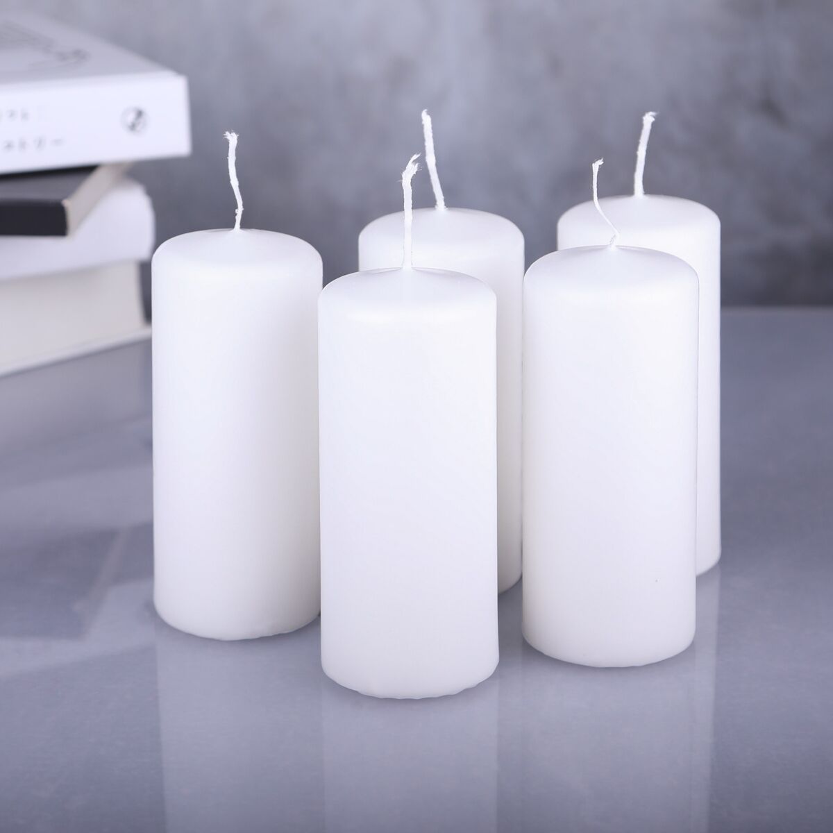 Свечи декоративные белые пеньковые Омский свечной, набор из 5 шт. Омский Свечной 79228