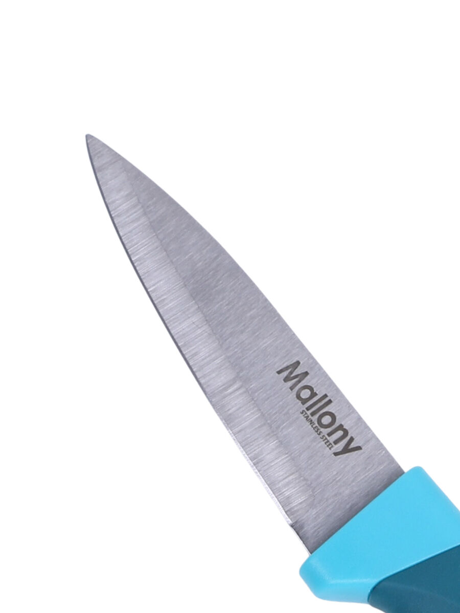 Нож для овощей и фруктов кухонный 9 см MALLONY VELUTTO MAL-04VEL с рукояткой софт-тач Mallony 79696 4