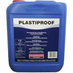 Пластификатор бетона Plastiproof типа А, добавка - гидроизолятор, 5 кг, цена за 1 канистра Isomat