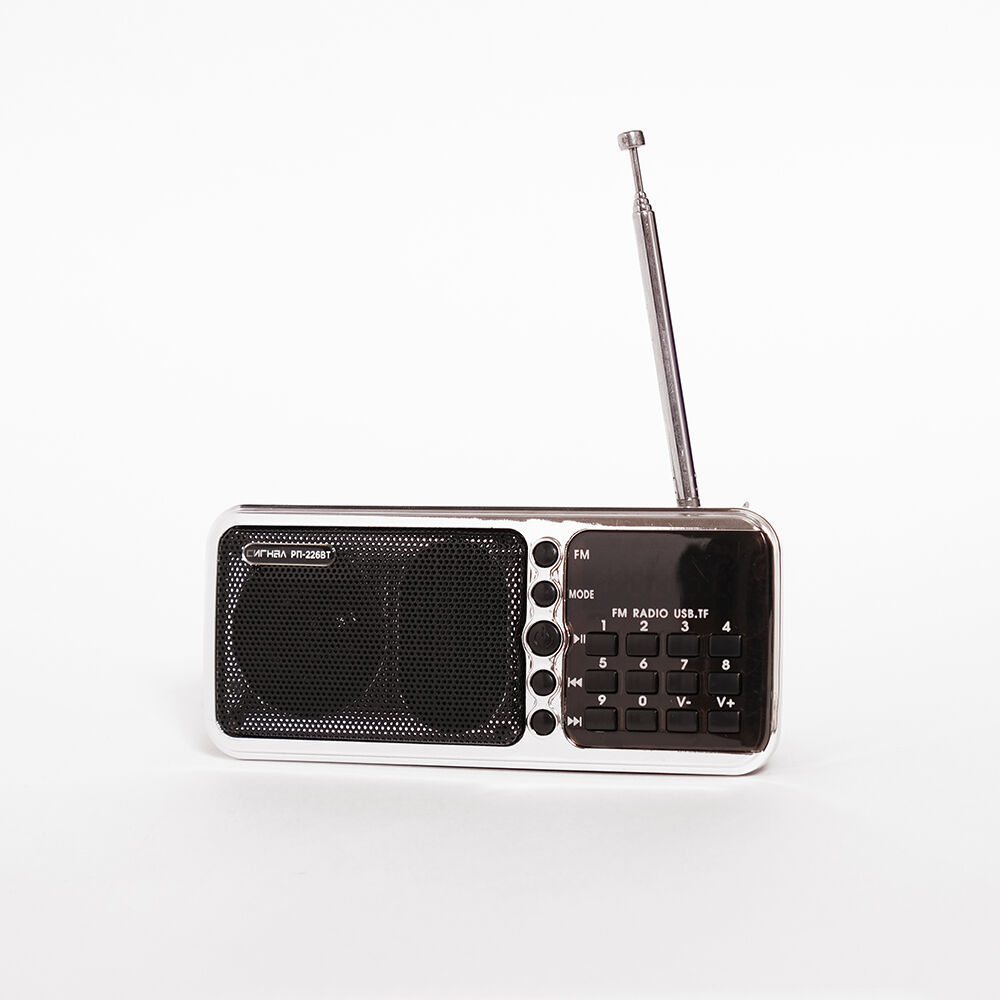 Радиоприёмник "Сигнал" РП-226BT, УКВ76-108МГц,СВ,КВ, акб.1100mAh,BT/USB/microSD, дисплей 1