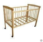 Кровать манеж младенческая "Сева" 1260х660х900, сосна, без колес арт.8032 