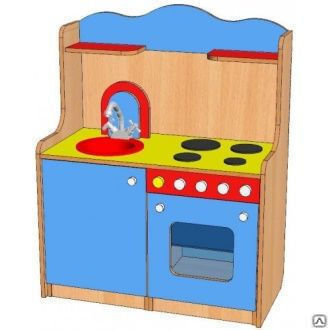 Кухня игровая "Двойка" цвет 3 арт.14-004