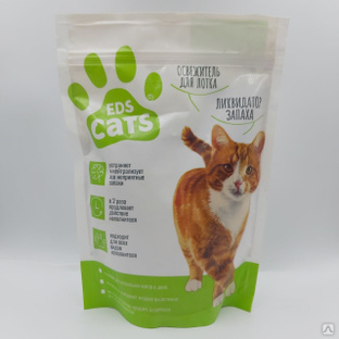 Ликвидатор запаха для кошачьего туалета EDS CATS, 400 г #1