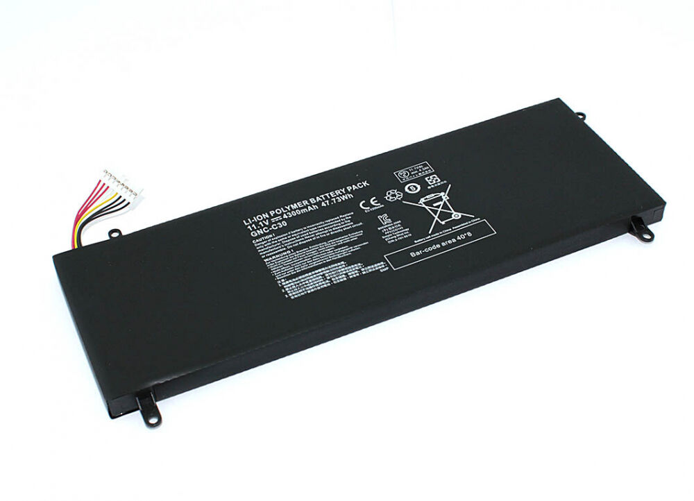 Аккумуляторная батарея для ноутбука Gigabyte U24T (GNC-C30) 11.1V 4300mAh