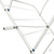 VETTA Сушилка для белья напольная, вертикальная, окрашенная сталь, 44х47х129 см #3