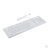 BY Клавиатура мембранная, 104кл., пластик, белая, синяя кириллица, каб.200см #4