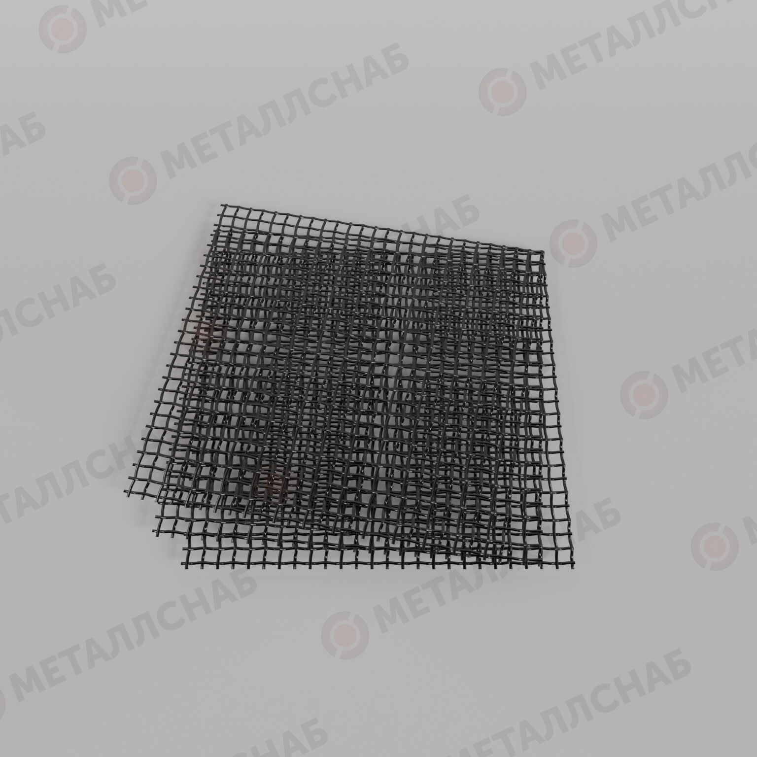 Сетка рифленая 1,6 мм ячейка 4х4 ГОСТ 3306-88 для грохотов