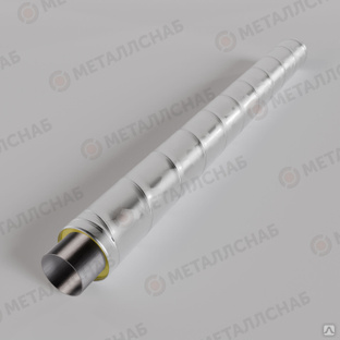 Труба стальная в ППУ ОЦ изоляции 114 мм ГОСТ 30732-2020 оцинкованная 