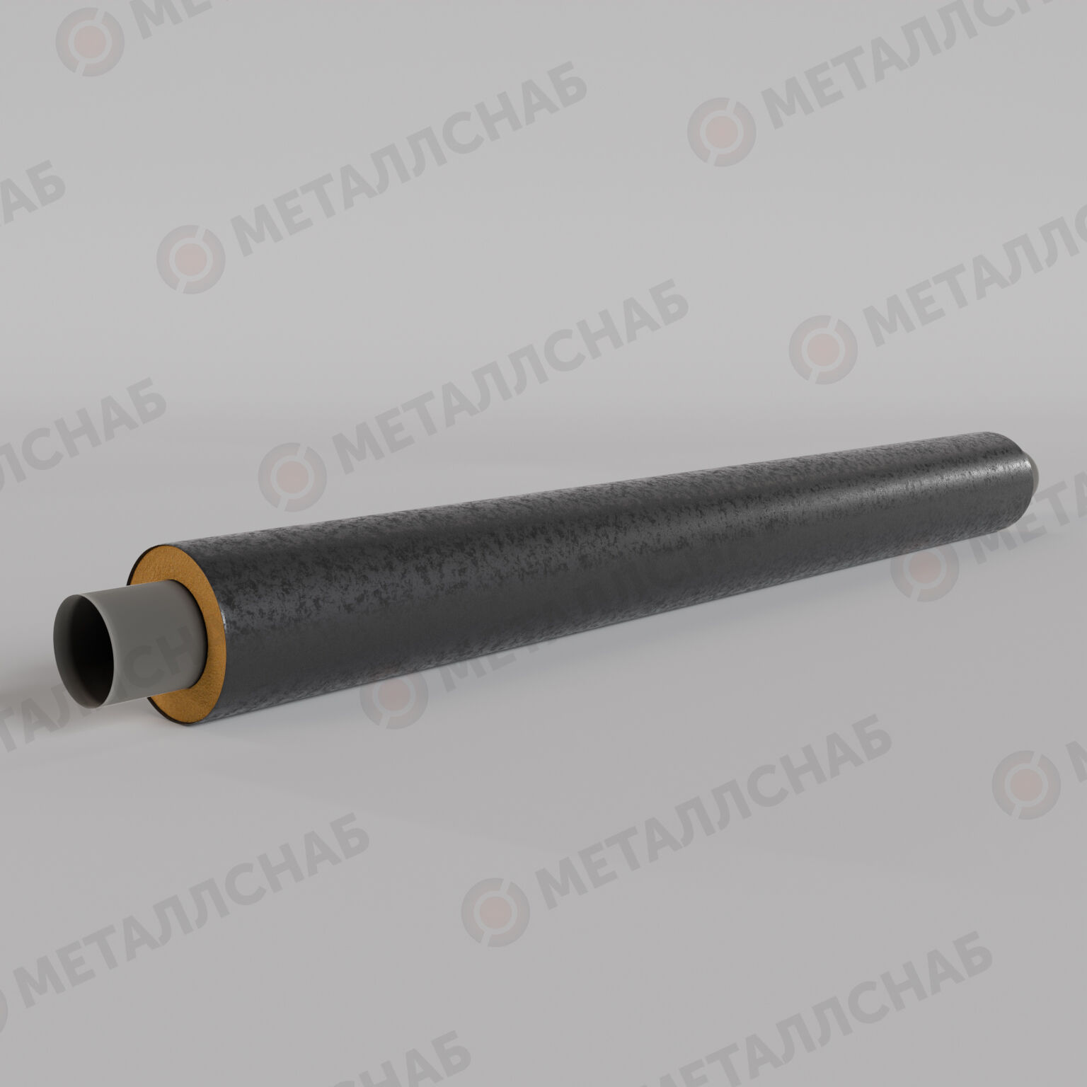 Труба стальная в ППУ ПЭ изоляции 630 мм ГОСТ 30732-2020