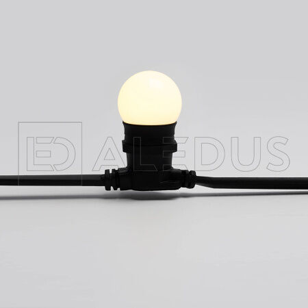 Светодиодная лампа ALEDUS для Белт лайта, E27, G45, теплая белая aledus