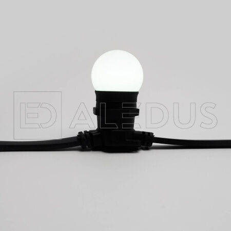 Светодиодная лампа ALEDUS для Белт лайта, E27, G45, белая aledus