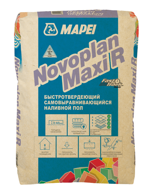 Наливной пол Mapei Novoplan Maxi R, 23 кг