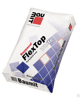 Клей для плитки Baumit Baumacol FlexTop White белый, 25 кг 