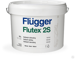 Краска Flugger Flutex 2S, 0,75 л 