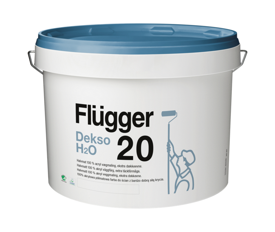 Краска Flugger Dekso H2O 20, 0,75 л