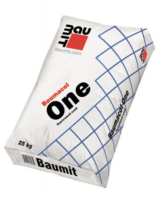 Клей для плитки Baumit Baumacol One серый, 25 кг