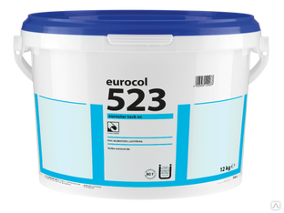 Клей для токопроводящих покрытий из ПВХ Forbo Eurocol 523 серый, 12 кг 