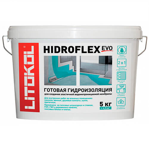 Гидроизоляция Litokol Hidroflex, 5 кг