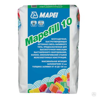 Ремонтный состав Mapei Mapefill 10, 25 кг 