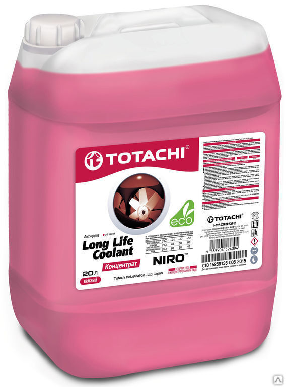 Концентрат охлаждающей жидкости TOTACHI NIRO LLC RED 20 Totachi