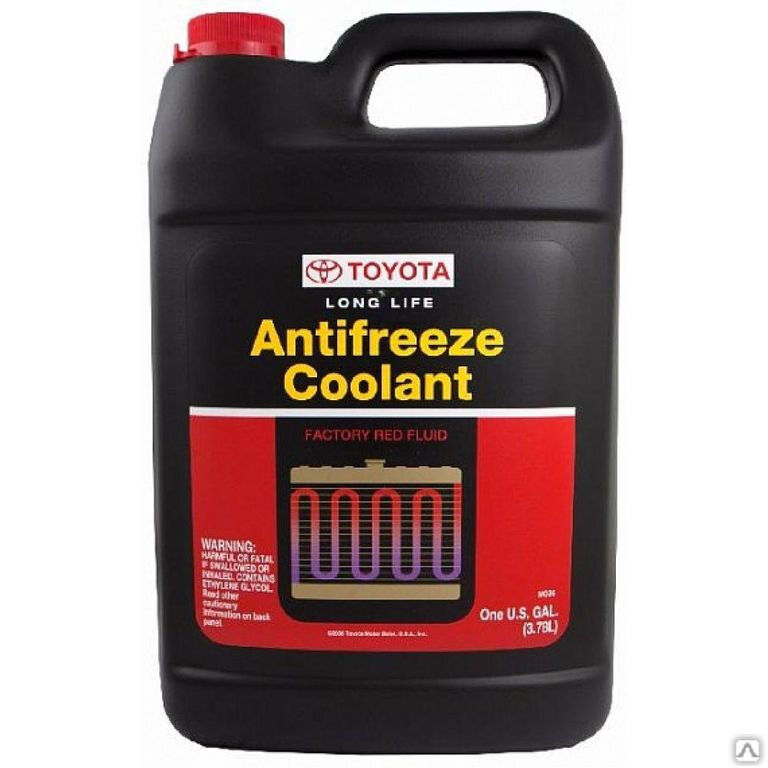 Антифриз концентрированный красный TOYOTA LongLife Antifreeze Coolant 3,78 Toyota