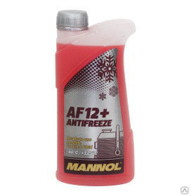MANNOL Антифриз/Antifreeze AF12+ -40*C Longlife Красный 5 Mannol