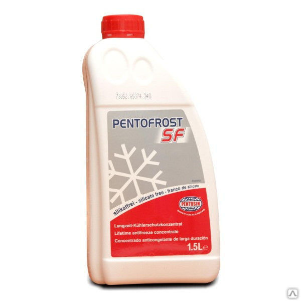 Антифриз концентрированный красно-фиолетовый Pentofrost SF 1,5 л Pentosin