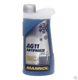 MANNOL Антифриз/Antifreeze AG11 Longterm Синий 5 Mannol