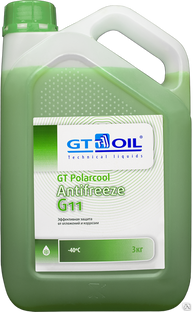 Антифриз готовый к прим зеленый GT Polarcool G11 3л 