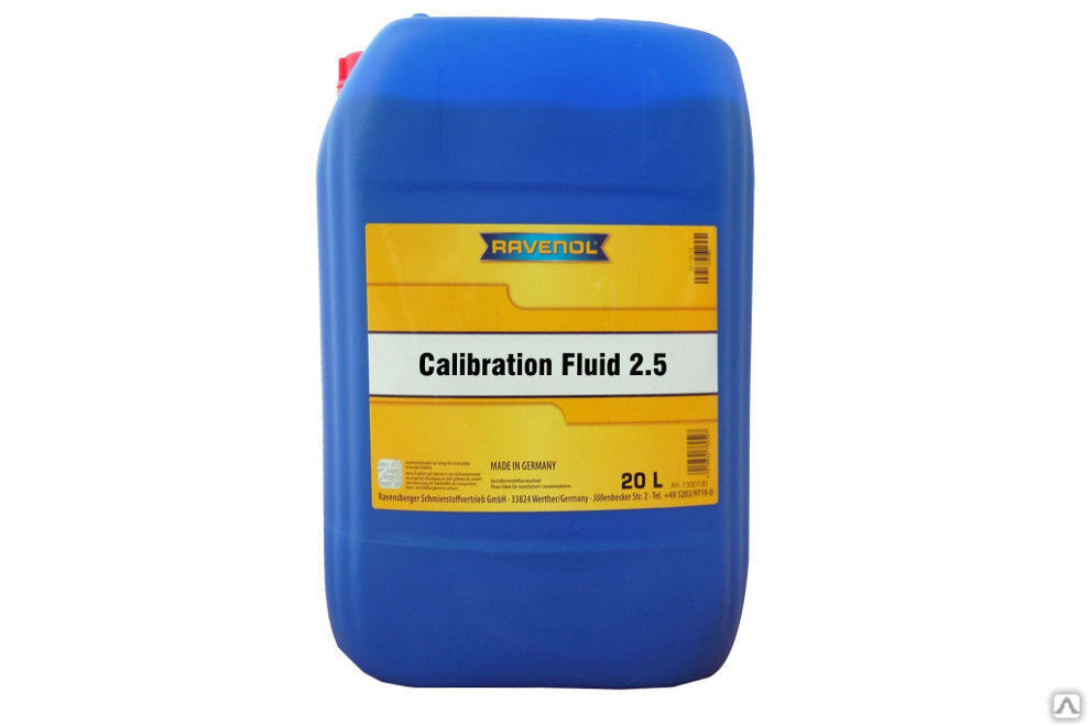 Жидкость калибровочная RAVENOL Calibration Fluid 2.5 20 л Ravenol