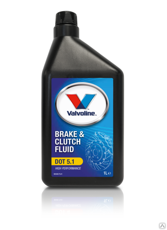 Тормозная жидкость VALVOLINE BrakeFluid DOT 5.1 1л