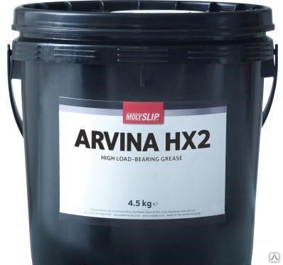 Смазка для подшипников Molyslip Arvina HX2 MoS2 DmN 200.000 4,5 кг