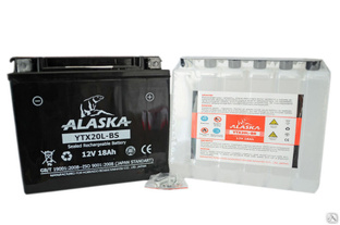Аккумулятор ALASKA CMF 242/175/190 62AH L 56219 silver+ 