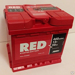 Аккумуляторные Батареи RED 6СТ-50ач 460А 207x175x190