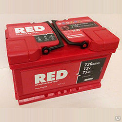 Аккумуляторные Батареи RED 6СТ-75ач 720А 278x175x175