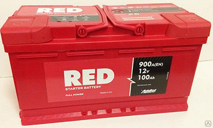 Аккумуляторные Батареи RED 6СТ-100ач 720А 353х175х190