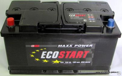 Аккумуляторные Батареи ECOSTART 6СТ-100ач 800А 353х175х190