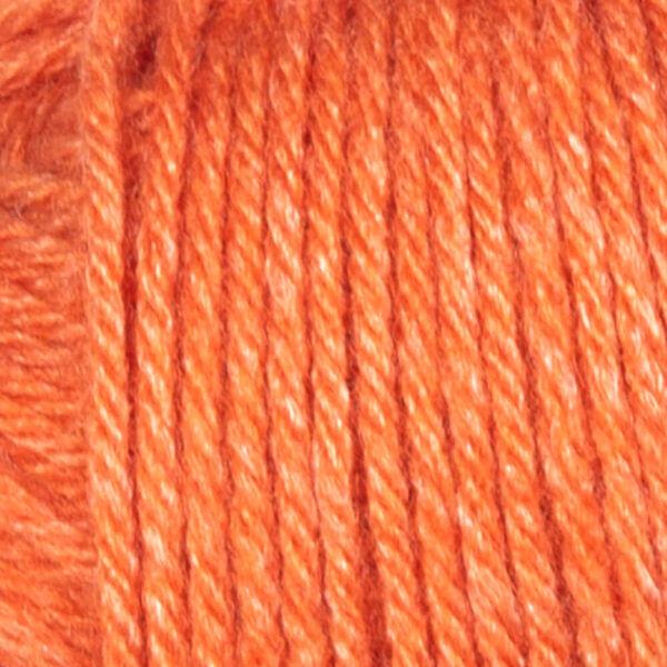 Silky Royal (35% иск. шёлк, 65% мериносовая шерсть) 50г/140м YARN-ART, Турция (438 оранжевый) 2