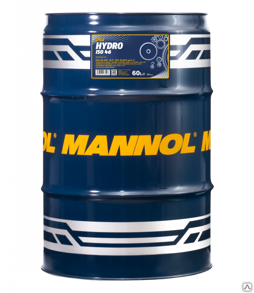 Масло гидравлическое Mannol Hydro ISO 46 2102 60 л