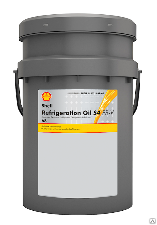 Масло индустриальное вакуумное Shell Refrigeration Oil S4 FR-V 68 20 л