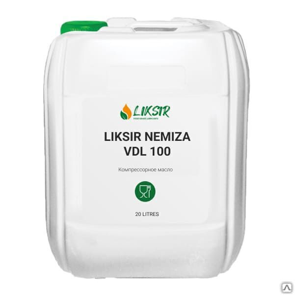 Масло индустриальное компрессорное синтетическое Liksir Nemiza VDL 100 20 л