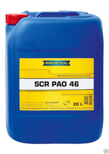 Масло индустриальное компрессорное Ravenol Kompressorenoel Screw SCR PAO 46 20 л 