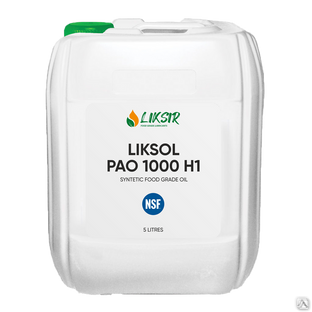 Масло с пищевым допуском синтетическое LIKSOL PAO 1000 H1 205 л 