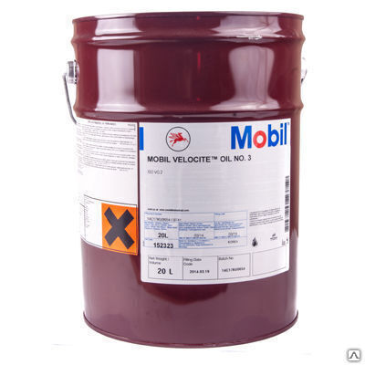 Масло шпиндельное Mobil Velocite Oil No.3 20 л
